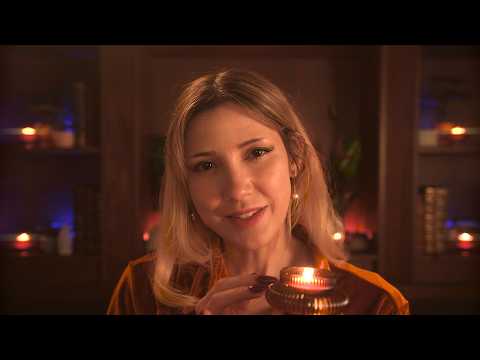 🕯️ Candlelight Guided Sleep Meditation (Soft-Spoken, Rain Sounds, Personal Attention)