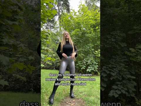 Vielleicht kann ich ja auch mal ASMR mit meinen nassen Klamotten machen? ￼😋