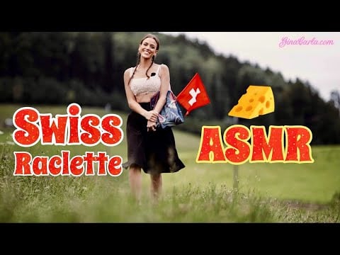 ASMR Swiss Raclette Feast 🍽 | Melting Cheese Bliss with Gina Carla 🧀