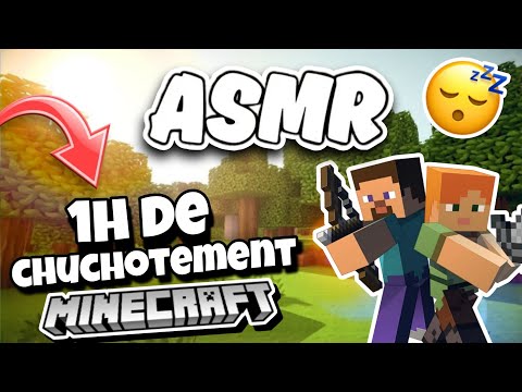 ASMR Français • 1H De CHUCHOTEMENTS ULTRA PROCHE DU MICRO ET RELAXATION ULTIME SUR MINECRAFT 😴💤