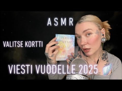 ASMR Suomi - Mitä kortit kertoo sulle ensi vuodesta? 💫🔮  (naputtelua,käsiliikkeitä etc)