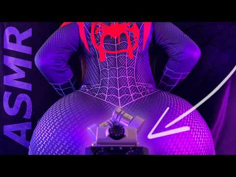 ASMR Tight Cosplay Costume 🕷️ BEST FABRIC SCRATCHING SOUNDS | No Talking