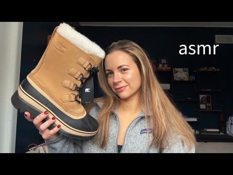 ASMR | My New Winter Boots (Sorel Caribou) 🥾❄️