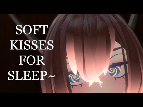 ASMR | Soft kisses for sleep~ [Mouth sounds/ Kisses/ Breathy whispers]