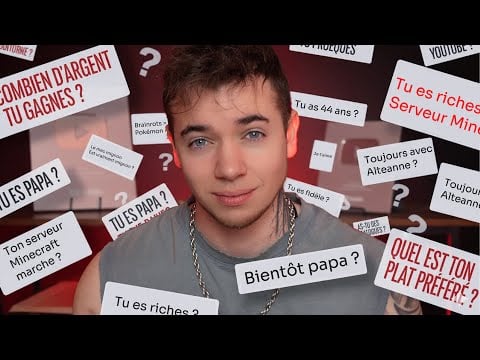 ASMR FAQ : POUR mon ANNIVERSAIRE ! ( je suis papa ? Salaire YouTube ?)