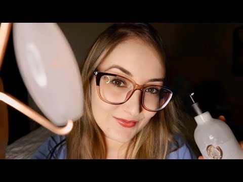 ASMR Atenção Pessoal: FAZENDO MASSAGEM RELAXANTE EM VOCÊ! | Sons intensos de creme + boca 👄