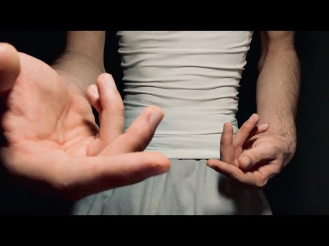 ASMR Relaxing hand movements, face touching, tracing and mouth sounds