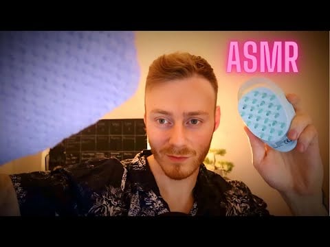 ASMR Face Treatment for Friend & Scalp Massage | Pampering