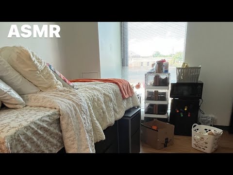 ASMR college dorm tour (summer edition)