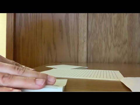 ASMR Folding, Shuffling, & Tearing Papers