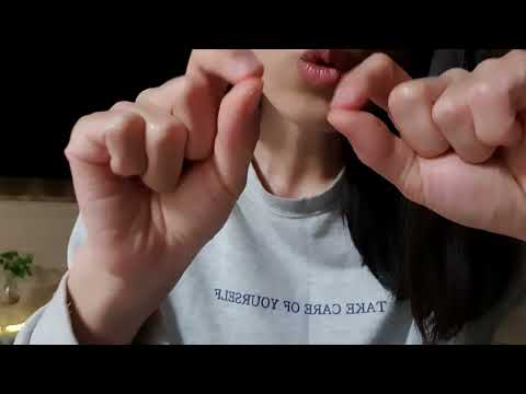 ASMR remove all your bad luck 🍀💕 hand movement,plucking negative energy,camera touching,nail tapping