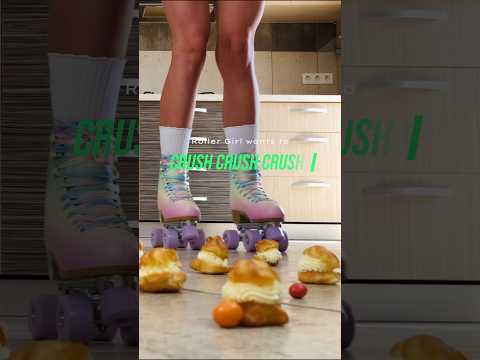 Impala Roller Skates Crushing Food! Oddly Satisfying! ASMR