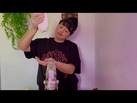 ASMR Lotion Sounds @aramoonasmr1111 #asmr #relax #asmrtriggers #triggersforsleep #tapping #tingles 