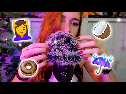 ASMR 1 EMOJI = 1 DÉCLENCHEUR 💆‍♂️☔🍩 (#2)