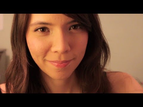 ASMR Binaural Whispering and Brushing/Touching the Microphone