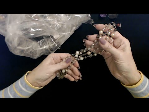 ASMR | Goodwill Jewelry Bag Show & Tell 4-27-2020 (Whisper)