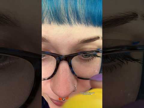 ASMR obsessed friend puts lip balm on you 👀 #asmr #shorts