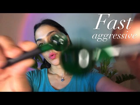 ASMR maquiagem rápida e agressiva 💄💋