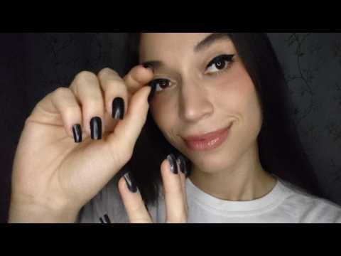 Asmr Unhas na lente para dormir fácil - Sleep easy with this asmr nails on screen