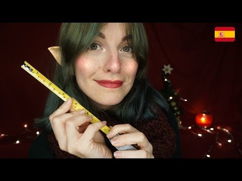 ASMR Elfa navideña toma tus medidas para tu jersey navideño 👚🎄