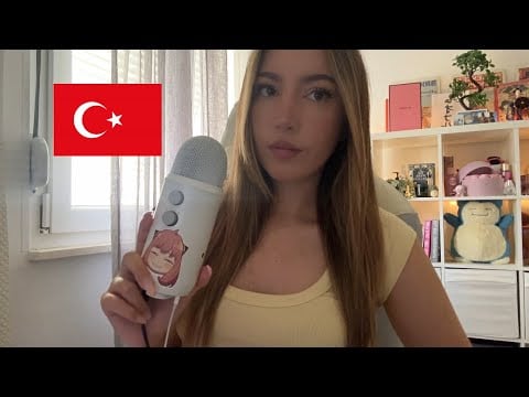 ASMR in Turkish 🇹🇷 (trigger words, repeating phrases)