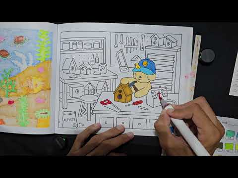 ASMR COLORINDO BOBBIE GOODS (parte 1)