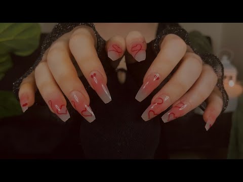 👂ear to ear 🎧 tappy scratchy asmr #5 (long nails) (no talking)