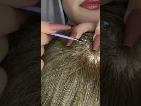 Pluck it 🐜 #asmr #shorts #asmrhairplay #satisfying