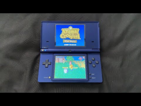 ASMR Playing Animal Crossing Wild World | Nintendo DSi