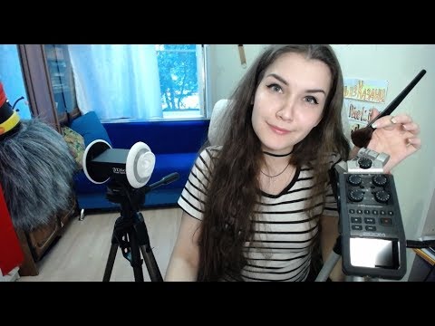 ♡  ASMR  3Dio vs Zoom 6 vs Blue Yeti тестируем микрофоны - Шепот ,сказка и звуки ♥