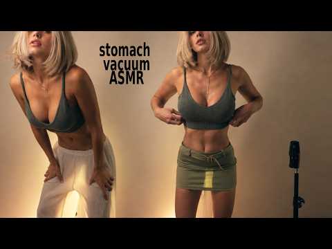 ASMR belly massage and vacuum with GF Mia