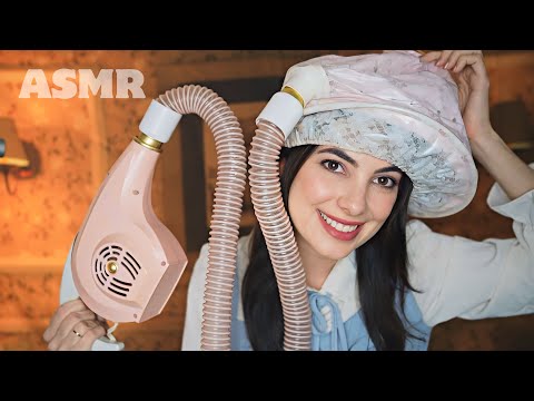 ASMR: SECANDO SEU CABELO NOS ANOS 80 | Sweet Carol