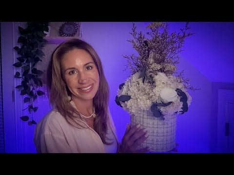 ASMR | Unboxing a Rose Forever New York Flower Arrangement | Gentle Whispers, crinkles, & Tapping✨