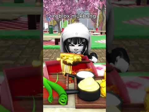 roblox mukbang is sooo good! #roblox #asmrsounds #asmr