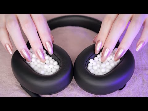 World's First! ASMR using Headphones as a Mic / Brain Melting Massage Triggers (No Talking)