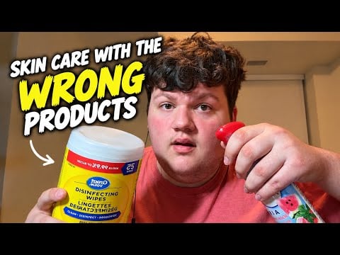 ASMR Doing Your Skincare With The WRONG Products 🧴⚠️