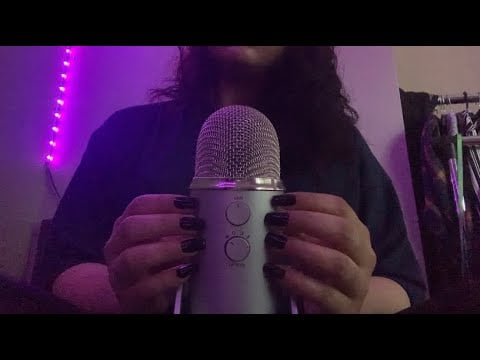 [ASMR] mic tapping & scratching + more