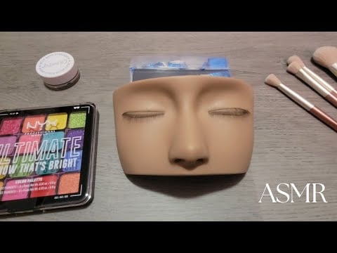 ASMR attempting to do a makeup look!