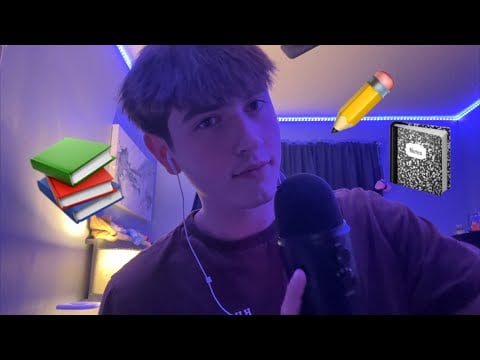 ASMR rambling about my first day of school 🧑‍🏫 