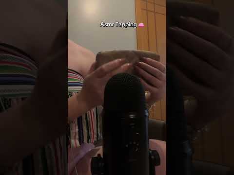 Asmr tapping bag #asmr #tingles #asmrshorts #satisfyling