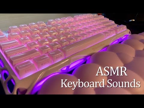 ASMR | Rainy Morning Work | Ultra Creamy Keyboard Sounds
