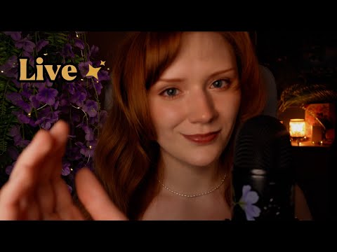 ASMR Invisible slime, Plucking,Jellyfish,Kisses,Inaudible whisper,Fluffy mic,Honey spoon💛