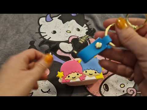 ASMR   My new Hello Kitty Coin Purse  is the cutest !  (whispering, show & tell )