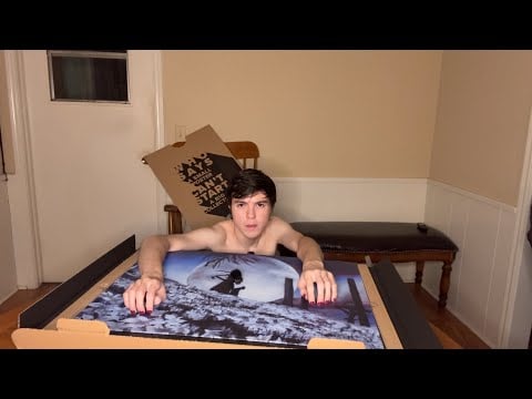 ASMR - Displate Unboxing (Bloodborne)
