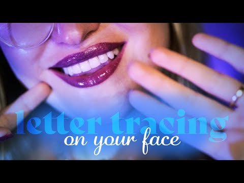 ASMR ~ Touching Your Face Until You Fall Asleep ~ Letter Tracing, Personal Attention
