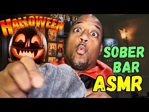 ASMR Sober Bar Halloween Roleplay | Immersive No-Alcohol Experience