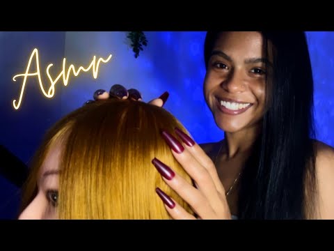 ASMR CAFUNÉ NO COURO CABELUDO DURMA RÁPIDO