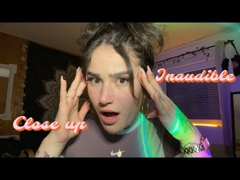ASMR FR - Ton amie te chuchote des secrets (inaudible, bruits de bouche)
