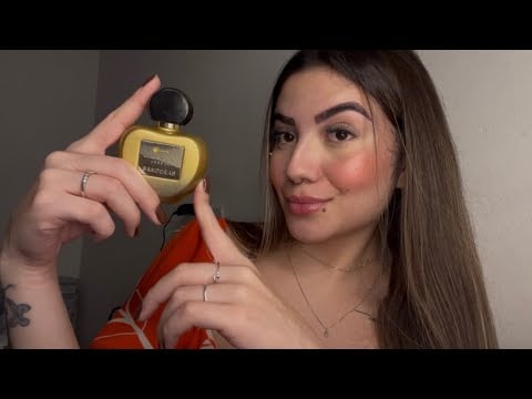 ASMR caseirinho mostrando meus perfumes