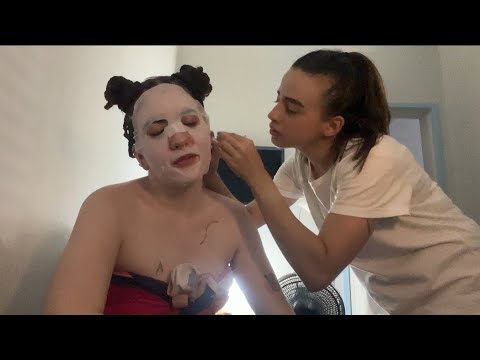 Asmr aplicado | Amigos cuidando de mim 